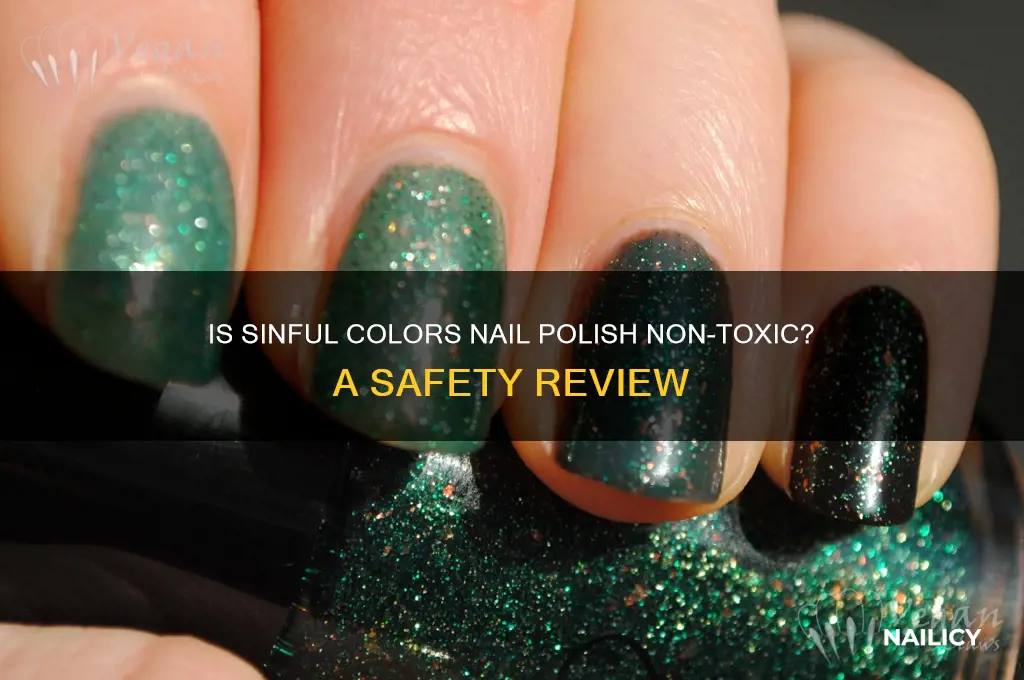 is sinful colors nail polish non toxic