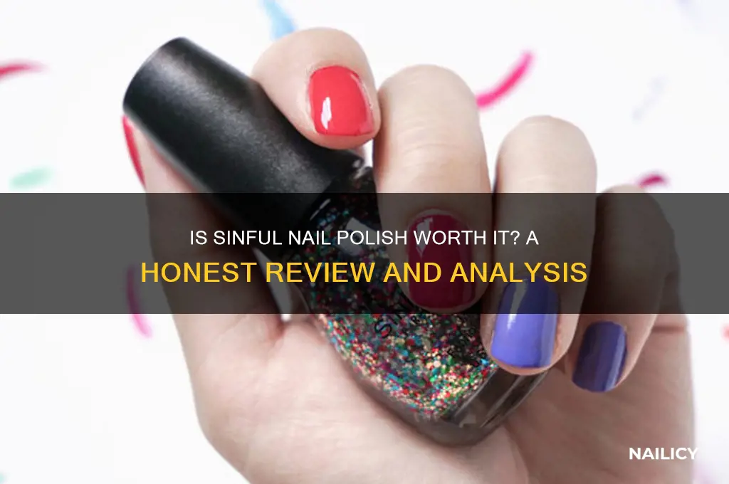 is sinful nail polish good