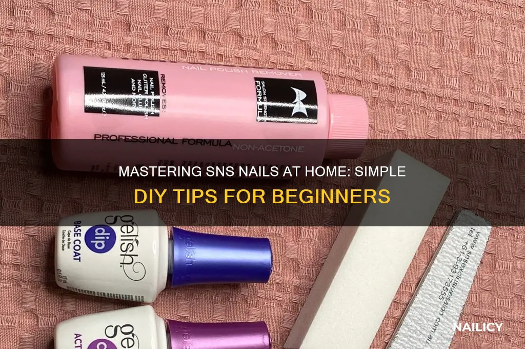 is sns nails easy to do yourself