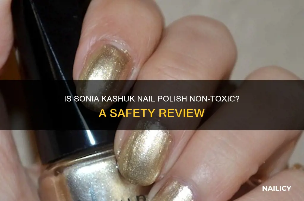 is sonia kashuk nail polish non toxic