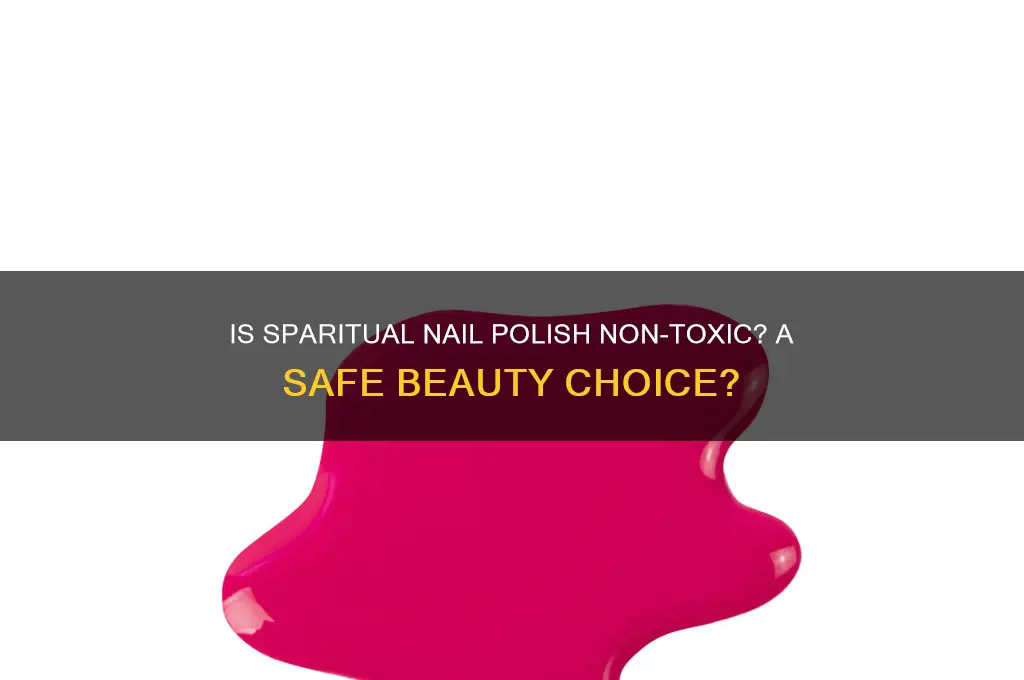 is sparitual nail polish non toxic