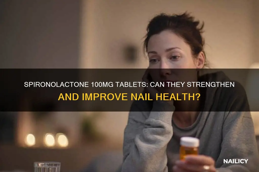 is spironolactone 100 mg tablet for nails