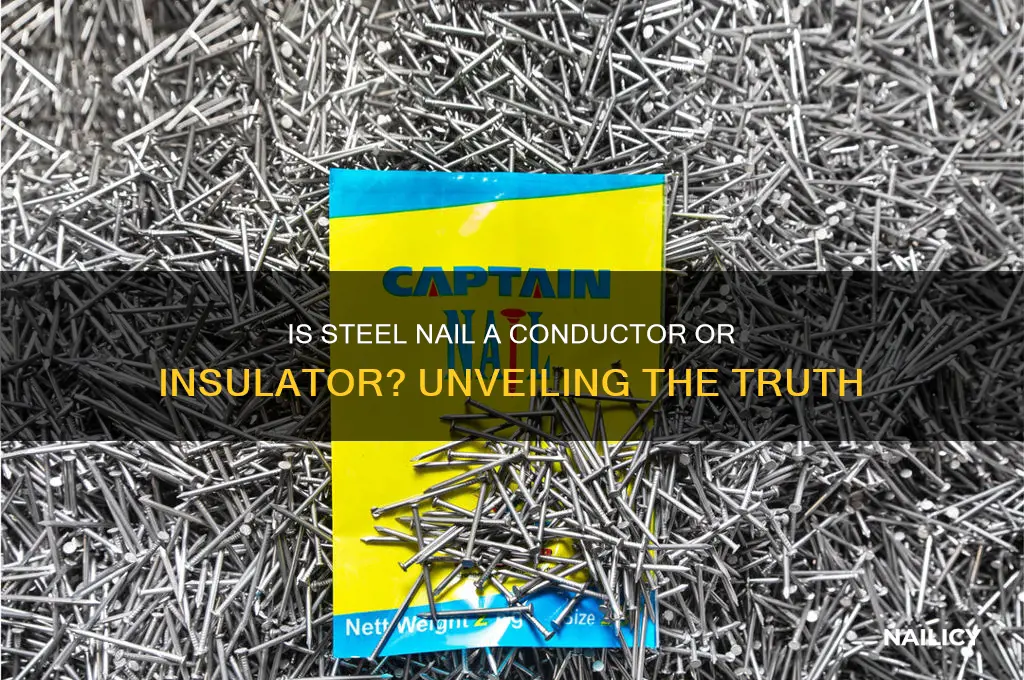 is steel nail a conductor or insulator