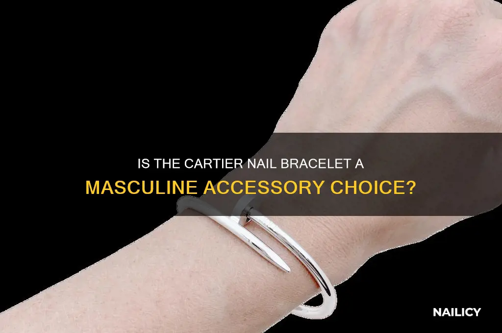 is the cartier nail bracelet for men