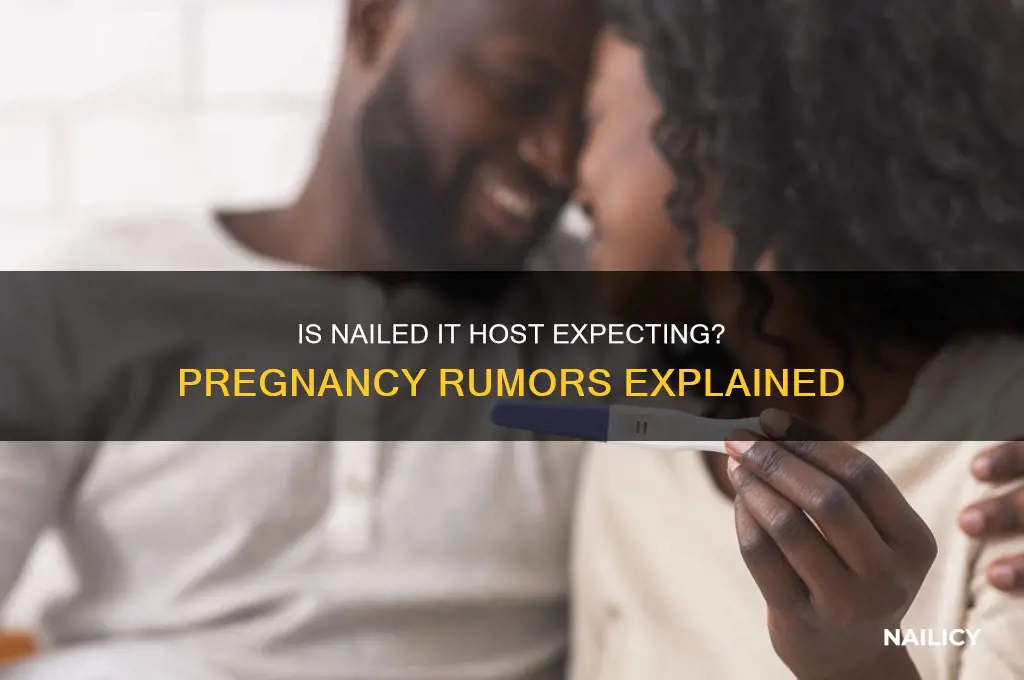 is the host of nailed it pregnant