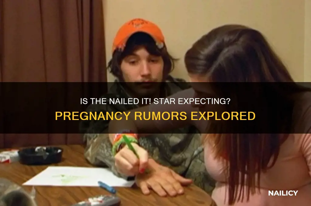 is the lady from nailed it pregnant
