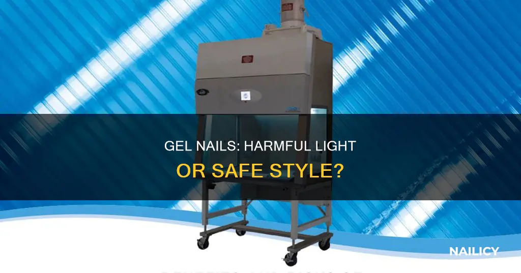is the light from gel nails bad