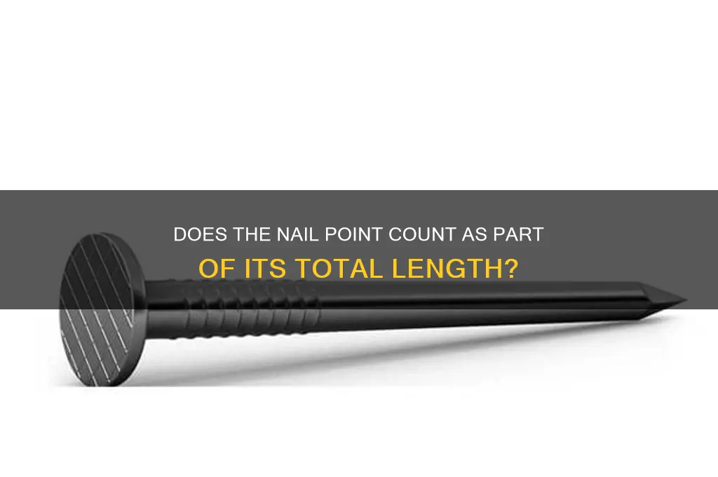 is the nail point part of its length