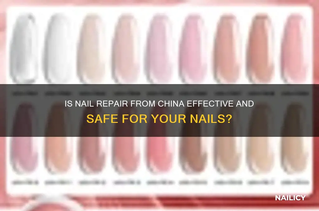is the product nail repair from china