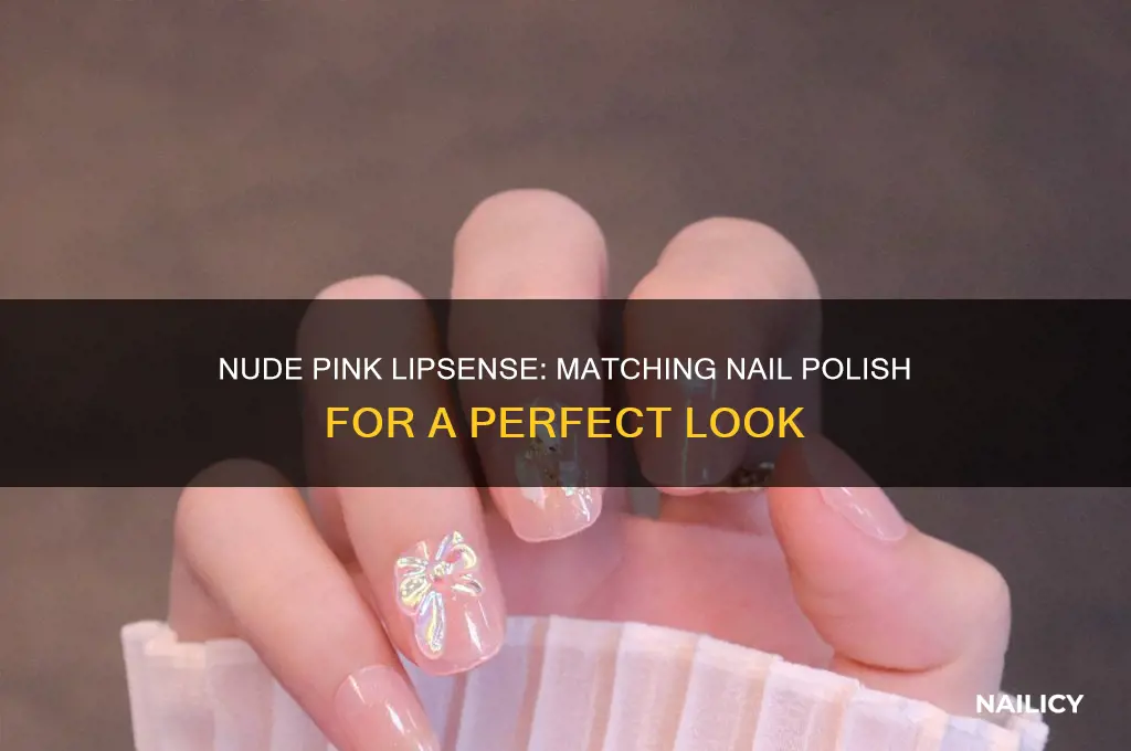 is thee a nail polish to match nude pink lipsense