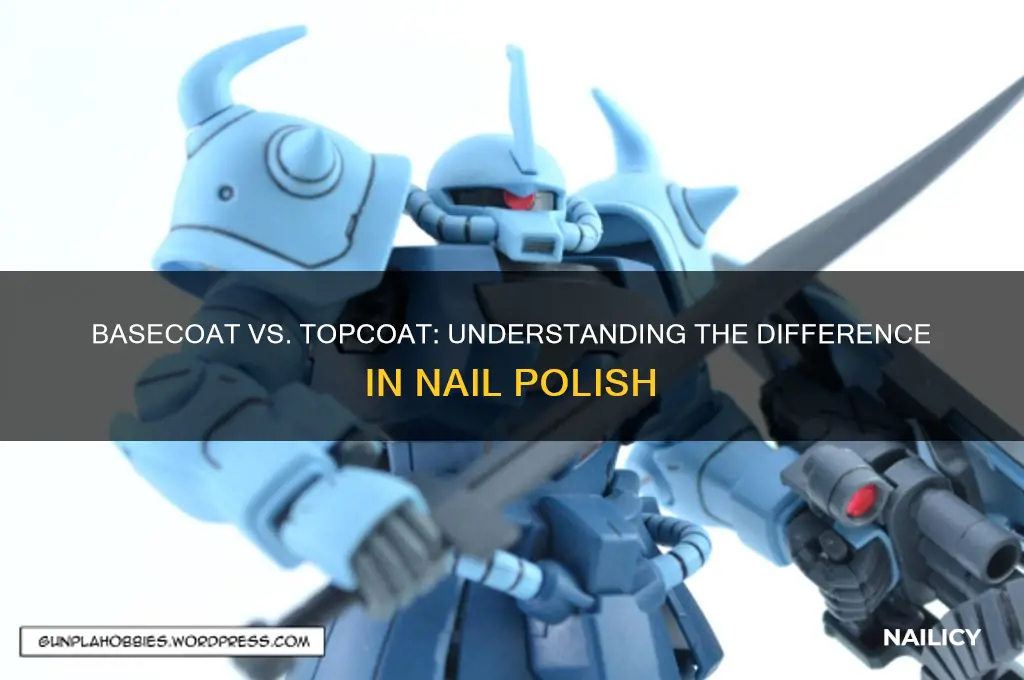 is there a difference between basecoat and topcoat nail polish