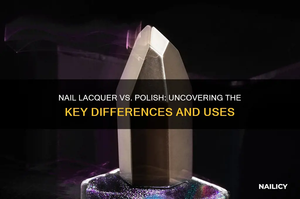 is there a difference between nail lacquer and nail polish