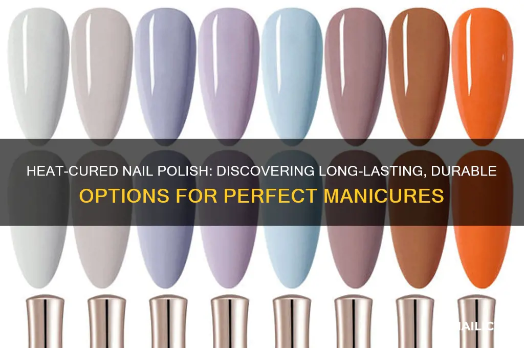 is there a durable nail polish that cures with heat