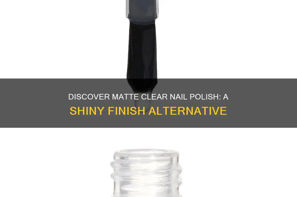 is there a matte clear nail polish