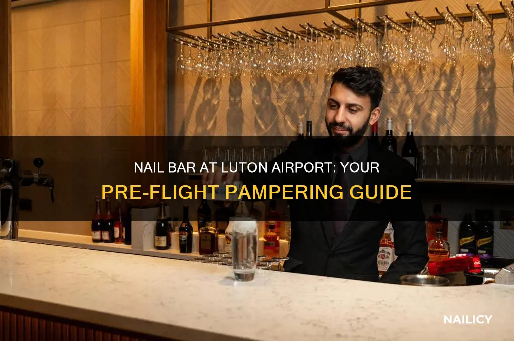 is there a nail bar at luton airport