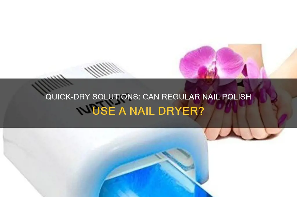 is there a nail dryer for regular nail polish
