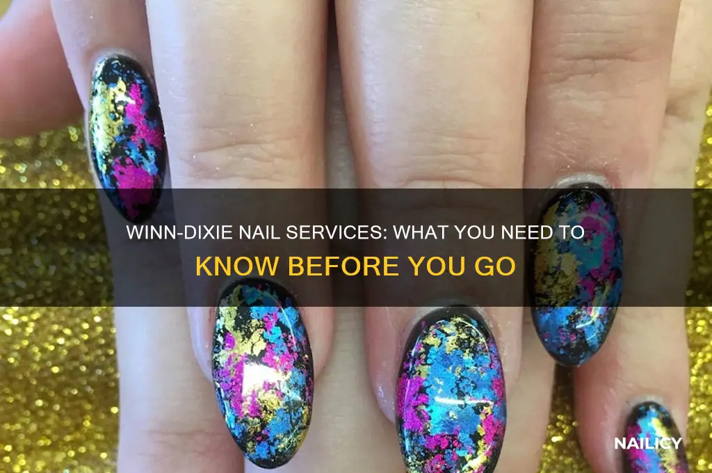 is there a nail place at winn-dixie