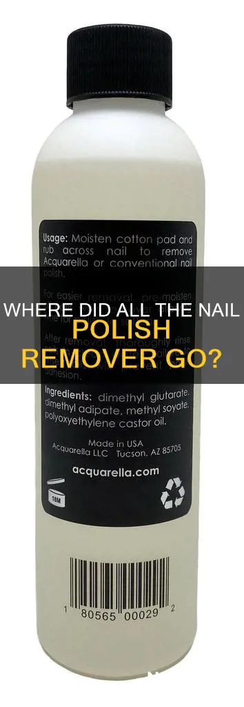 is there a nail polish remover shortage