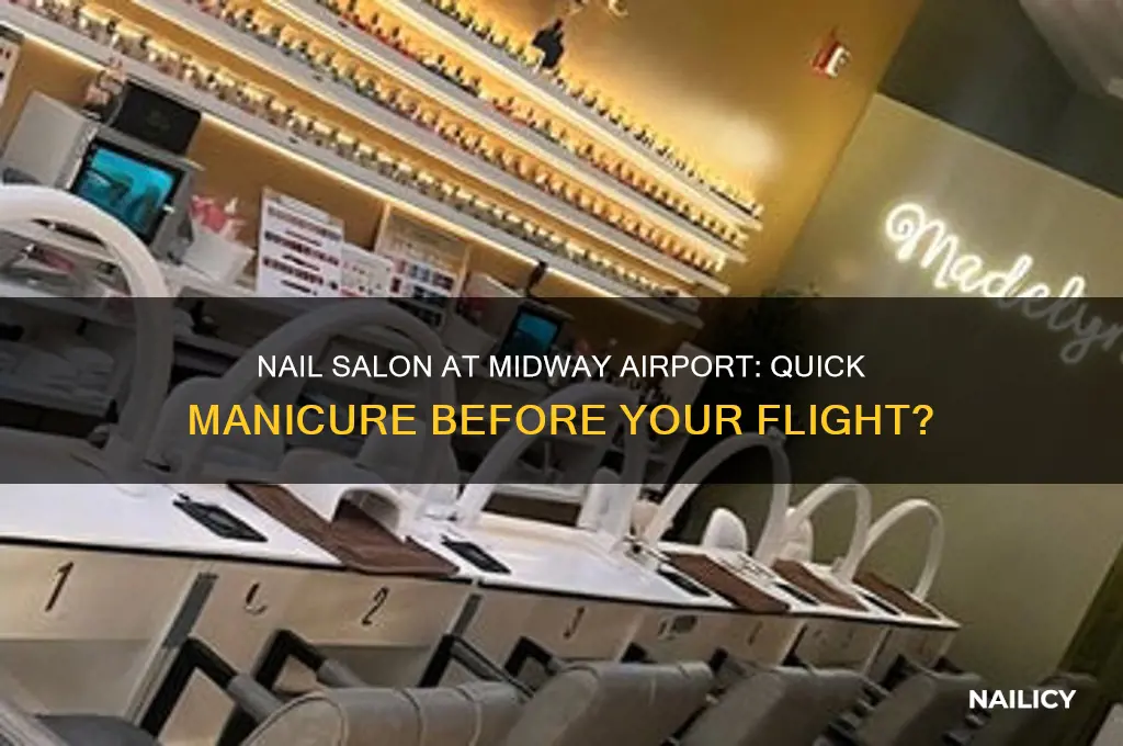 is there a nail salon at midway airport
