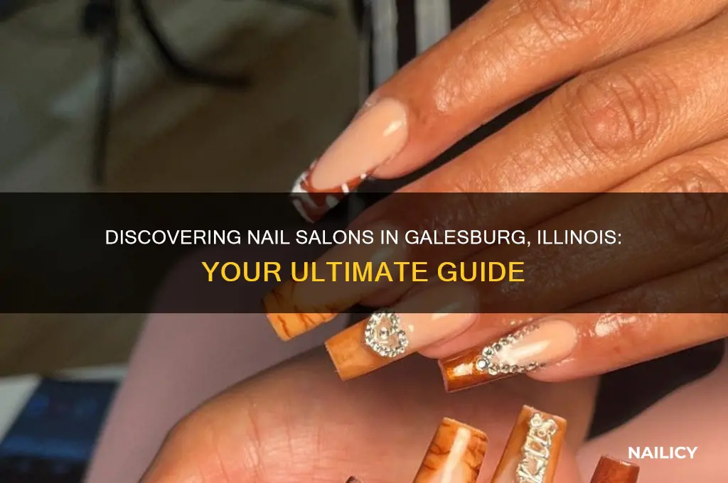 is there a nail salon in galesburg illinois