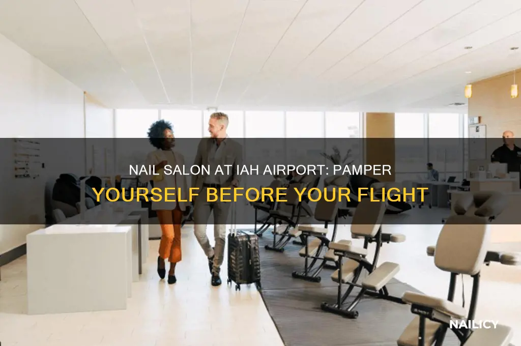is there a nail salon in iah airport