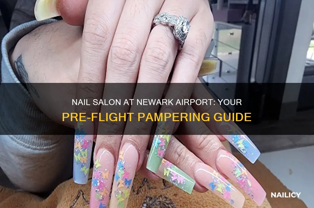 is there a nail salon in newark airport