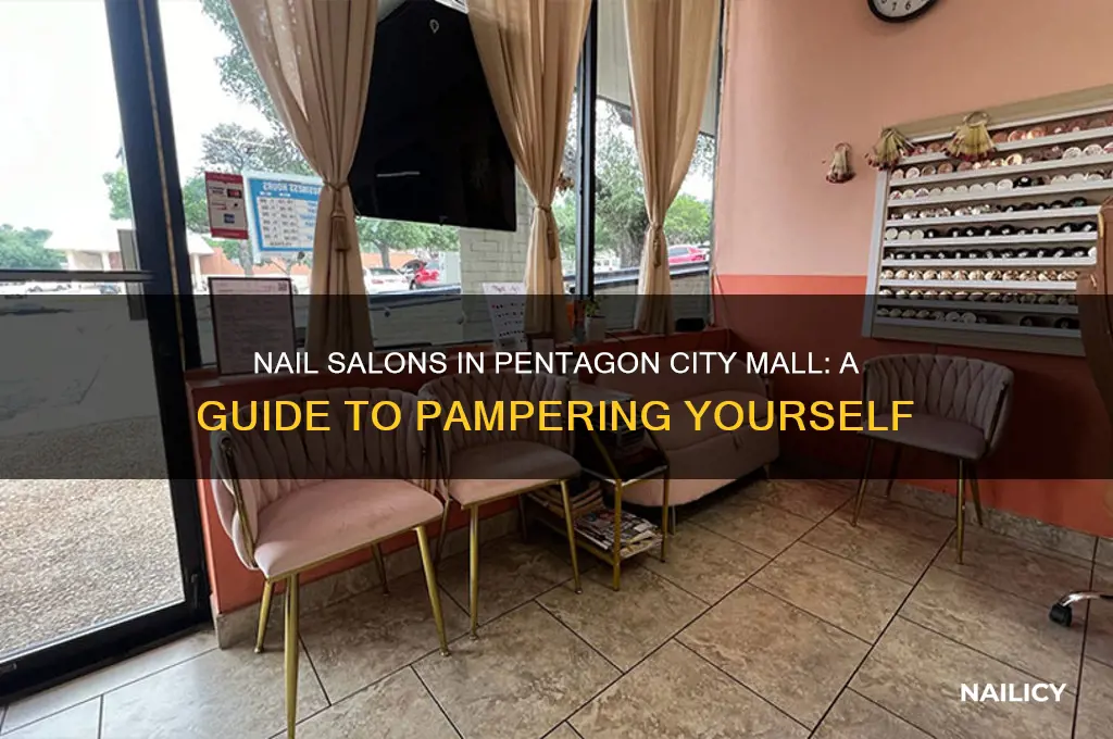 is there a nail salon in pentagon city mall