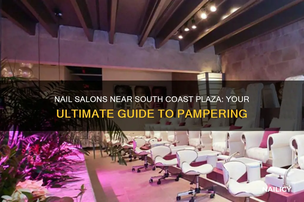 is there a nail salon in south coast plaza