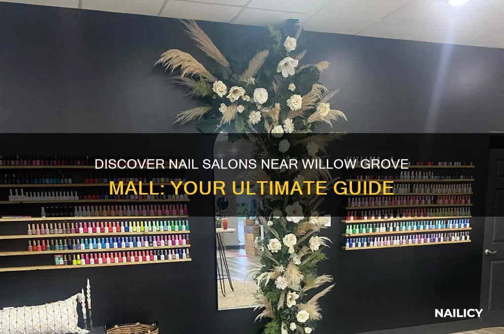 is there a nail salon in willow grove mall