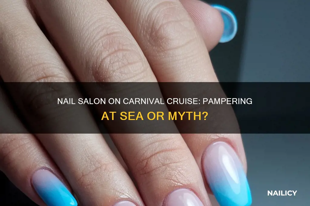 is there a nail salon on carnival cruise