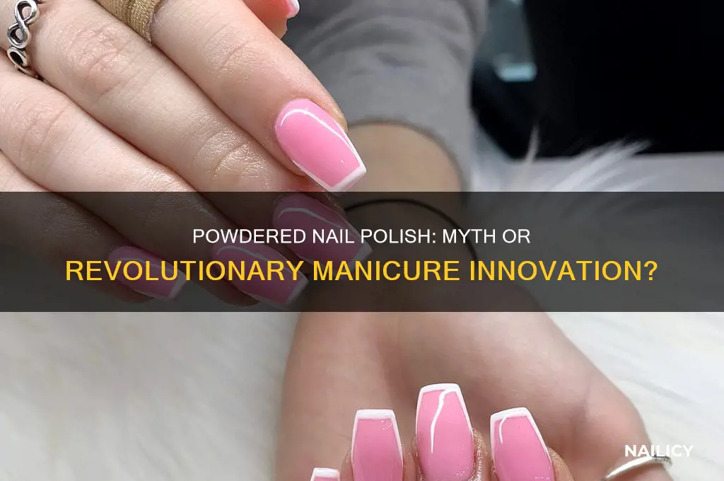is there a powdered nail polish