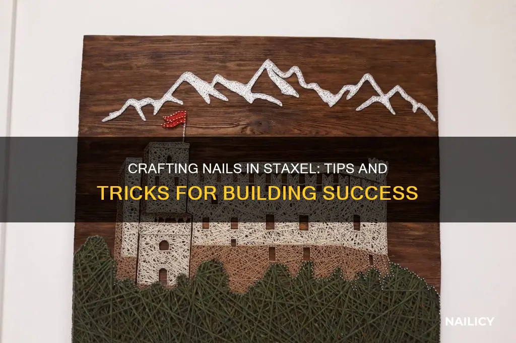 is there a way to make nails in staxel