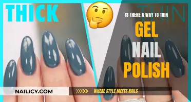 Thinning Gel Nail Polish: Easy and Effective Methods