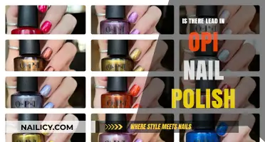 Is There Lead in OPI Nail Polish? Uncovering the Truth