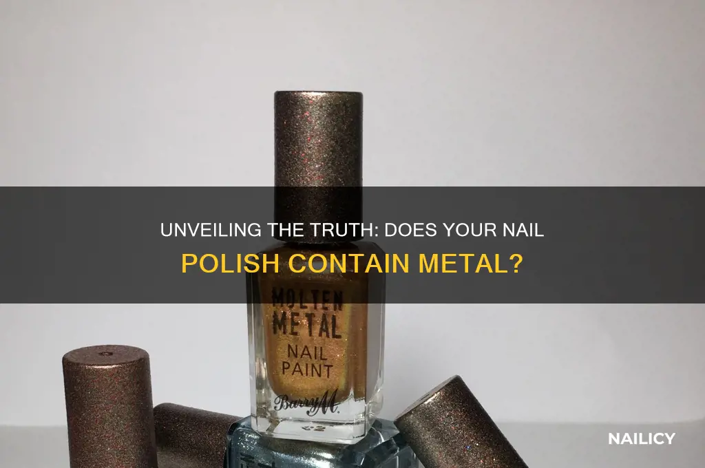 is there metal in nail polish