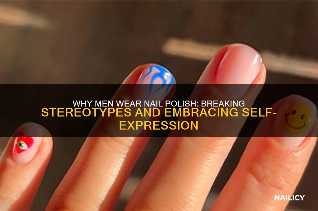 is there reason men wear nail polish