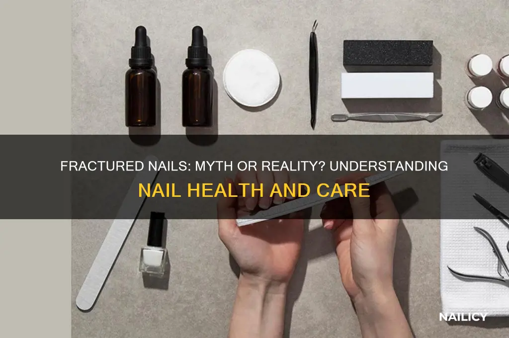 is there such thing as fractured your nails