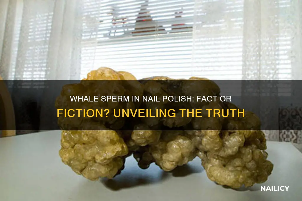 is there whale sperm in nail polish