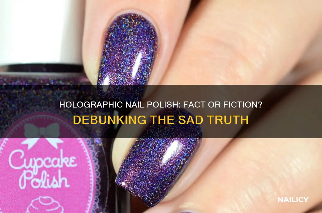 is this holographic nail polish fake news sad