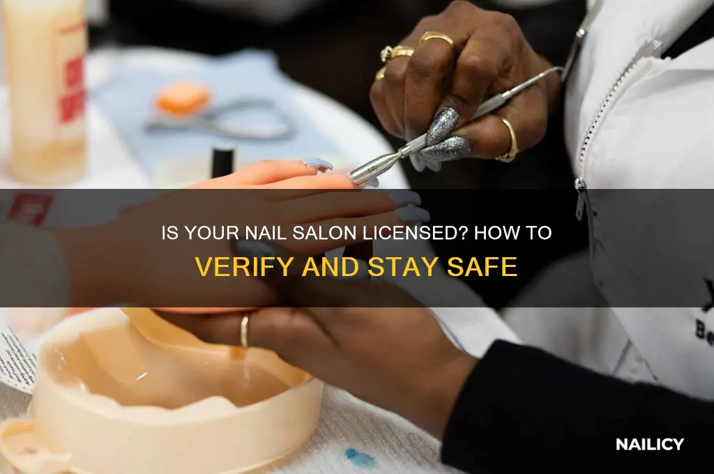 is this nail salon licensed
