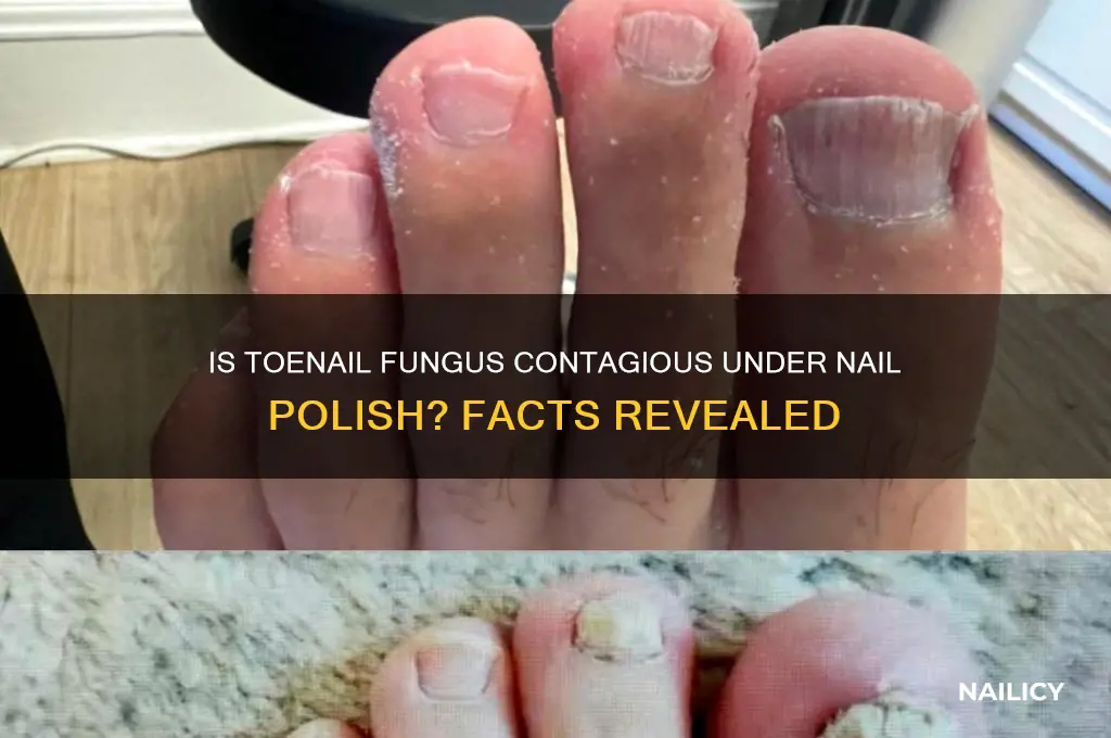 is toenail fungus contagious in nail polish