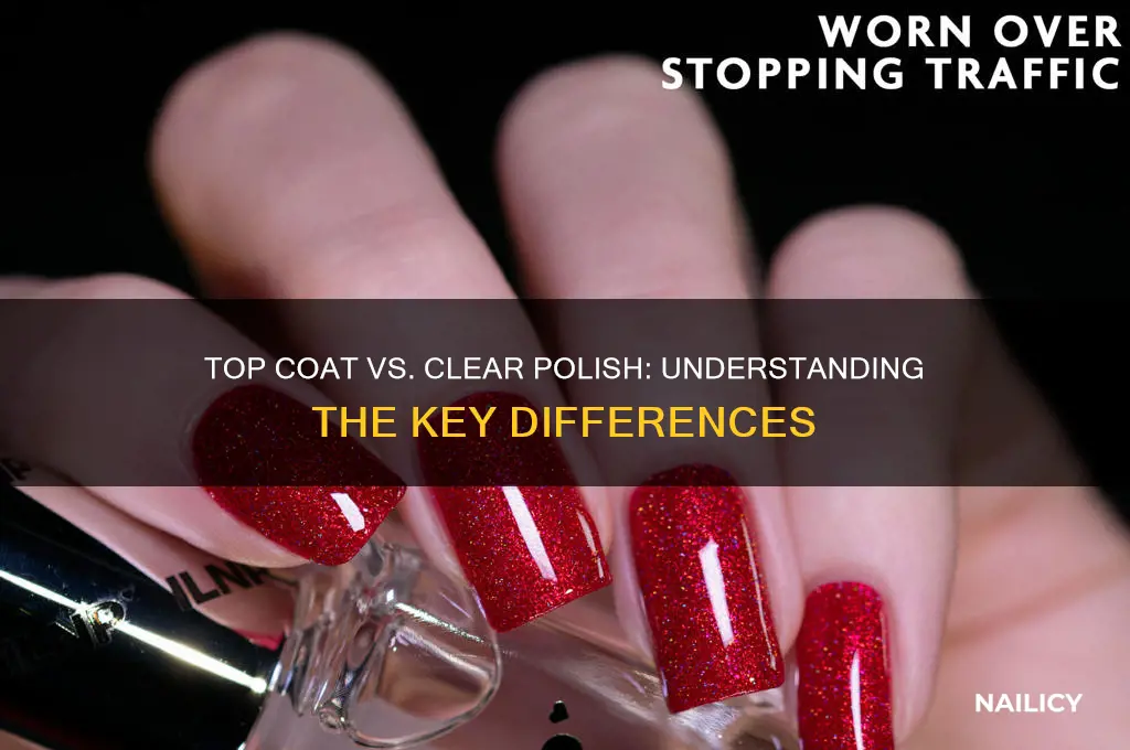 is top coat the same as clear nail polish