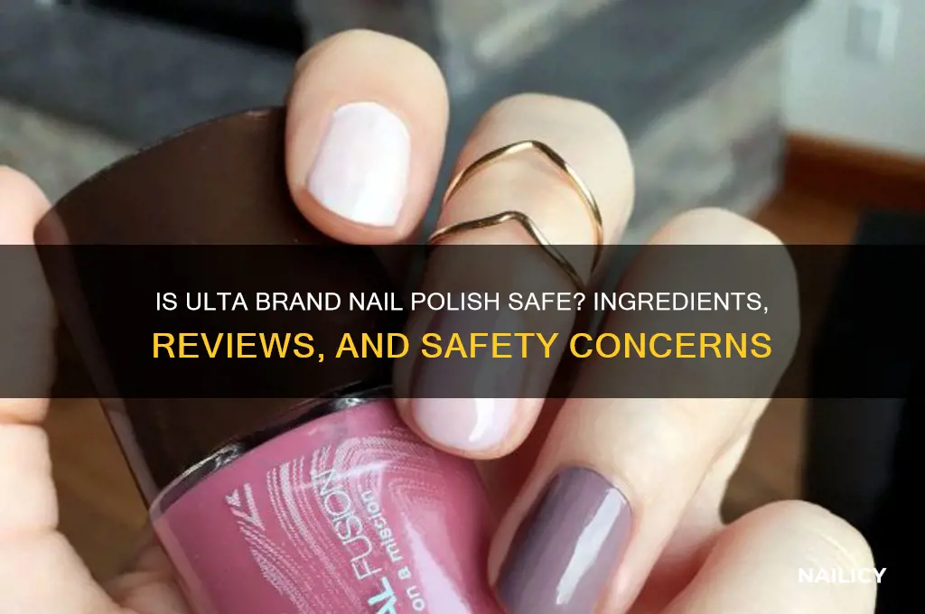 is ulta brand nail polish safe