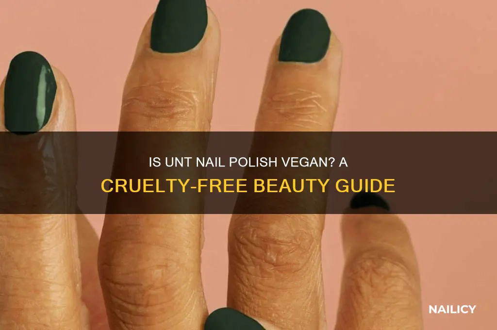 is unt nail polish vegan