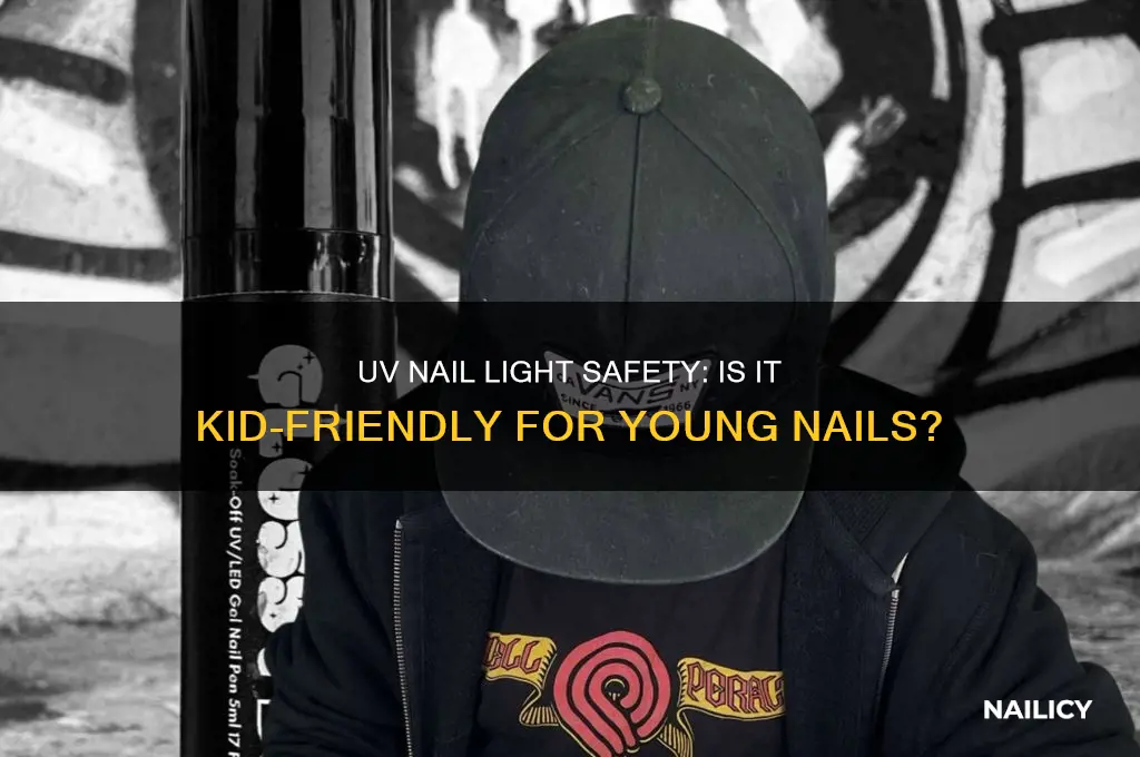 is uv nail light safe for kids