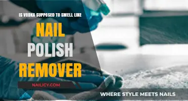 Why Does Vodka Sometimes Smell Like Nail Polish Remover?