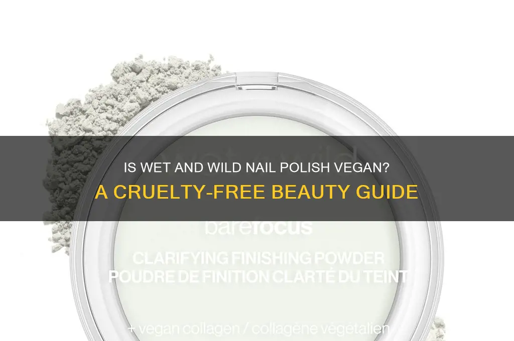 is wet and wild nail polish vegan