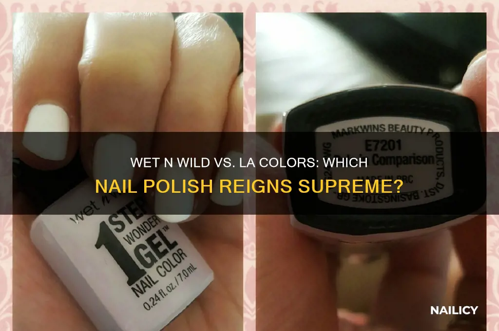 is wet n wild or la cilirs nail polish better