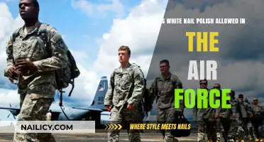 White Nail Polish in the Air Force: Regulations and Guidelines Explained