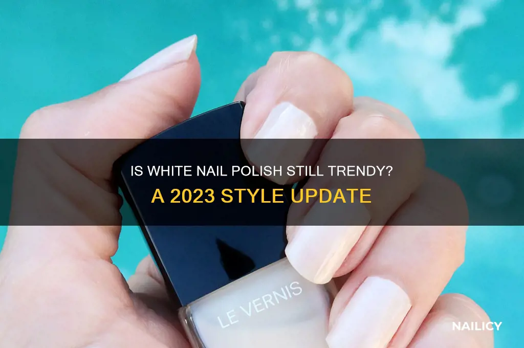 is white nail polish in